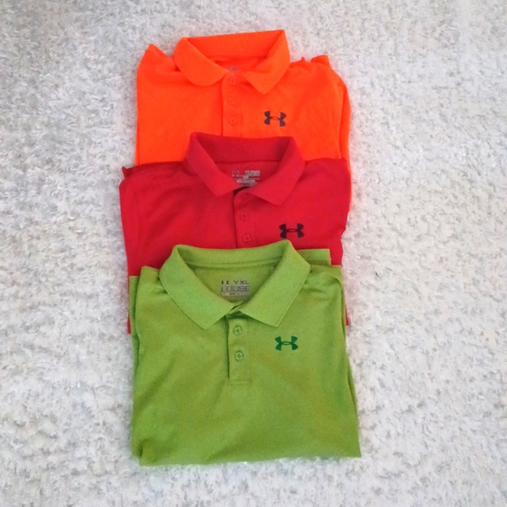 Youth Under Armour polos Bundle